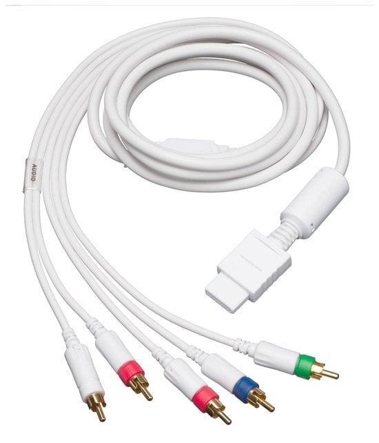 Component Kabel Wii & Wii U (Third Party) (Wii Accessoires), Games en Spelcomputers, Spelcomputers | Nintendo Wii, Zo goed als nieuw