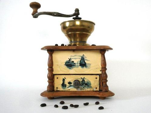 Moulin à café - Ancienne moulin à café hollandais avec des, Antiek en Kunst, Antiek | Keukengerei