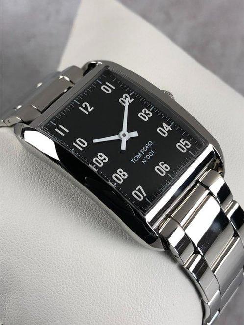 Tom Ford - NO01 Steel - TF0120103084 STE - Heren - 2020+, Handtassen en Accessoires, Horloges | Heren
