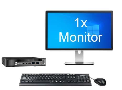 MEGASTUNT: HP ProDesk 600 G2 Mini i5 6e Gen incl. 1 Monitor, Informatique & Logiciels, Ordinateurs de bureau, Enlèvement ou Envoi