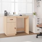 vidaXL Bureau 95x50x75 cm massief grenenhout, Verzenden