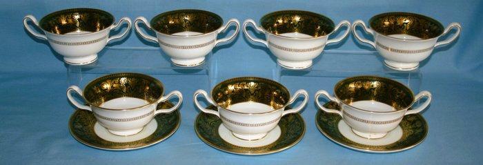 Wedgwood - Florentine - Arras Green - Soepkom (10) - W4170 -, Antiek en Kunst, Antiek | Meubels | Tafels