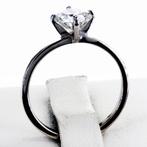 Zonder minimumprijs - Verlovingsring - 14 karaat Witgoud -