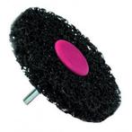 Tivoly brosse circulaire nylon rouge, tige 6 mm, decapage