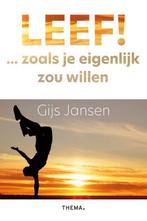 Leef! 9789462722408 Gijs Jansen, Boeken, Verzenden, Gelezen, Gijs Jansen