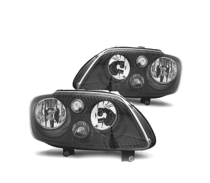 PHARES POUR VOLKSWAGEN VW CADDY 04-10 FOND NOIR, Auto-onderdelen, Verlichting, Verzenden