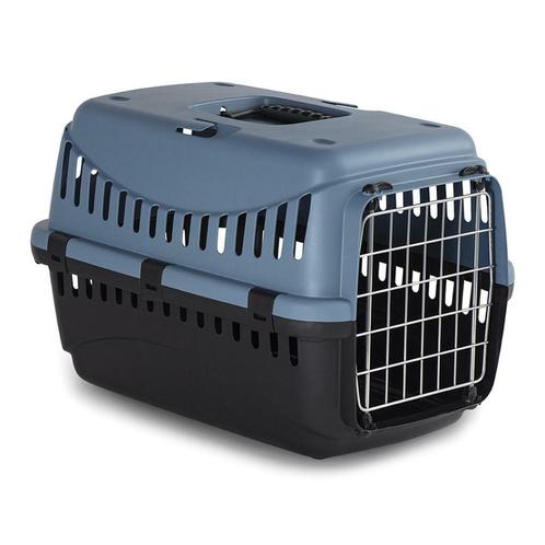 Duvo Gipsy eco transport box metalen deur - Blauw, Dieren en Toebehoren, Overige Dieren-accessoires, Nieuw
