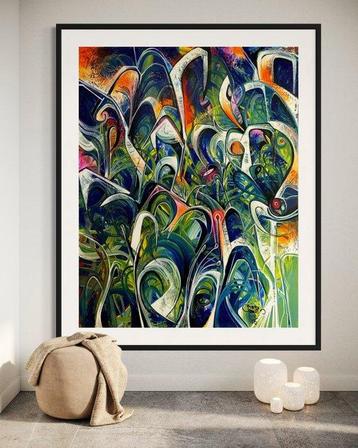 Simeon Gonzales - Mis flores Silvestres IV - NO Reserve XXL
