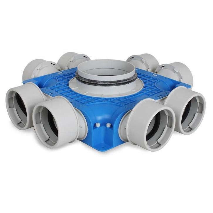 Vent-Axia Uniflexplus + instortverdeler 8x, Doe-het-zelf en Bouw, Ventilatie en Afzuiging, Nieuw, Verzenden