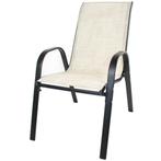 Beige Stoel 54cm Breed | OP=OP | 62% Korting! (tuinstoel), Verzenden, Nieuw, Stapelbaar