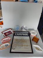 Plaque - Oude spiegel Campari Bitters vintage 1980 en 8, Antiek en Kunst, Antiek | Speelgoed