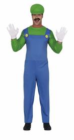 Super Mario Kostuum Heren Luigi, Kleding | Heren, Nieuw, Verzenden