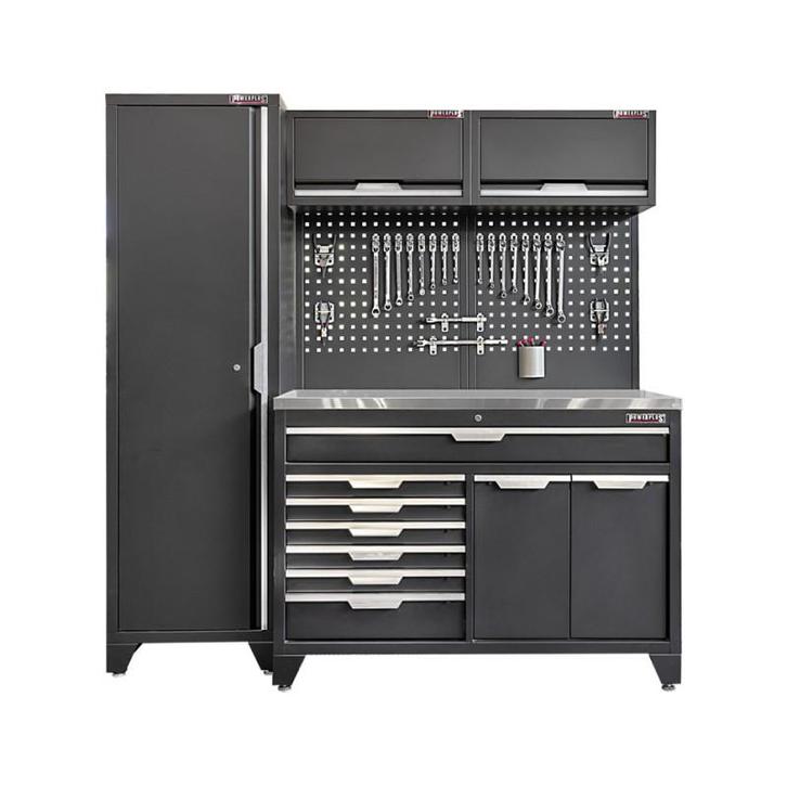 Gereedschapskasten set wandlengte 196 cm. metaal omkleed, Doe-het-zelf en Bouw, Werkbanken, Ophalen of Verzenden