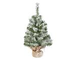 Imperial mini kerstboom, 45 cm, besneeuwd, jute zak, voor, Nieuw