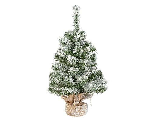Imperial mini kerstboom, 45 cm, besneeuwd, jute zak, voor, Huis en Inrichting, Woonaccessoires | Kunstplanten en Kunstbloemen