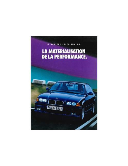 1992 BMW M3 BROCHURE FRANS, Livres, Autos | Brochures & Magazines