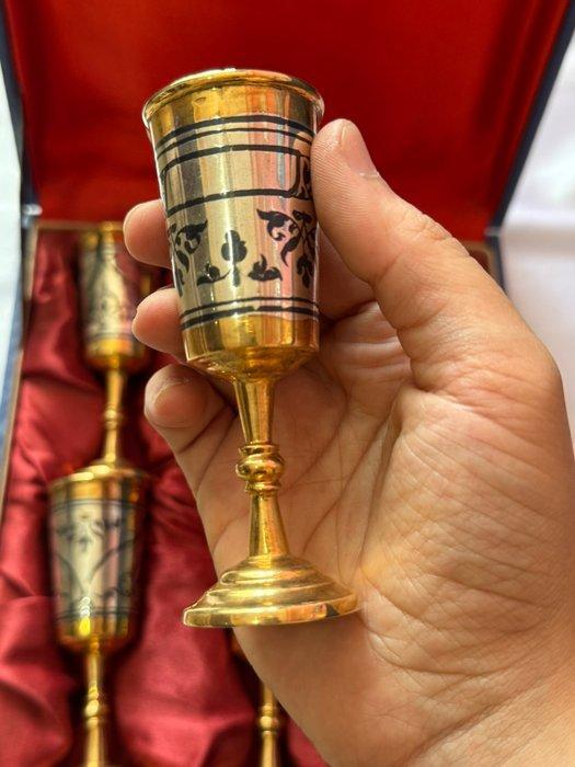 Calice - Argent 875 (84 Zolotniki) - Verre à vodka russe, Antiek en Kunst, Antiek | Zilver en Goud