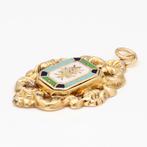 Hanger - 18 karaat Geel goud - Emaille