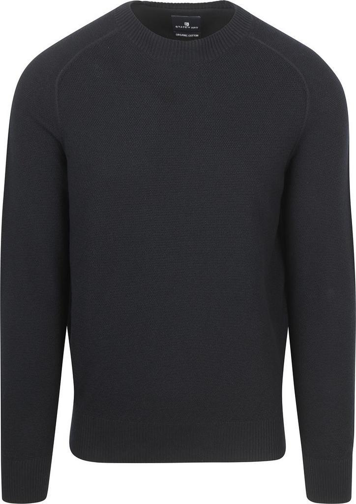 State Of Art Trui Structure Navy maat Maat 52/54 (L) Heren, Kleding | Heren, Truien en Vesten, Blauw, Nieuw, Maat 52/54 (L), Verzenden