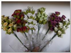 Zijden Roosjes Wit Puur 20 stuks, Huis en Inrichting, Woonaccessoires | Kunstplanten en Kunstbloemen, Nieuw