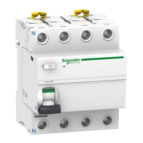 Schneider Electric Acti9 4P 80A 300mA Type A RCCB - A9R25480, Doe-het-zelf en Bouw, Elektriciteit en Kabels, Verzenden