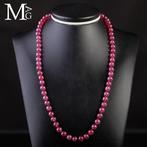 Collier en bijoux fins avec rubis rouges vifs de 2,15 carats