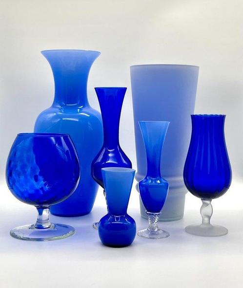 Vase (7) - Cristal, Opaline, Verre de Murano - Collection de, Antiquités & Art, Art | Objets design