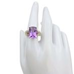 Zonder minimumprijs - Ring Zilver - Amethist, Nieuw