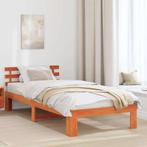 vidaXL Bedframe met hoofdeinde Wasbruin 80 x 200 cm Massief, Verzenden