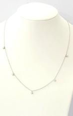 Halsketting Witgoud Diamant, Nieuw