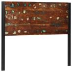 vidaXL Hoofdeinde 120 cm massief gerecycled en ijzer, Verzenden, Nieuw