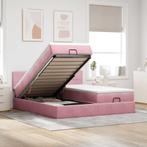 vidaXL Ottoman bed met matrassen 180x200cm fluweel roze, Huis en Inrichting, Slaapkamer | Bedden, Verzenden, Nieuw