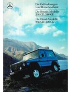 1988 MERCEDES BENZ G KLASSE BROCHURE DUITS, Nieuw