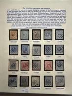 Nederland - Collectie puntstempels op brieven en zegels