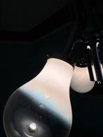 Lustre - Chrome, Verre - Lampadario vintage