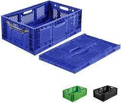 Klapkrat, inklapbare kist, plastiek vouwkrat, cbl krat, Doe-het-zelf en Bouw, Kratten en Dozen, 50 tot 75 cm, Opvouwbaar, Nieuw