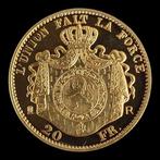 België. Restrike Leopold II 20 Francs (or .375, 6.45 gr)