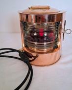 Navigation lamp, bakboord - Glas, Koper, Messing