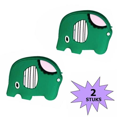Fako Bijoux® - Tennisdemper - Olifant - Groen - 2 Stuks, Sport en Fitness, Tennis, Verzenden