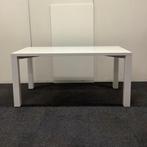 Design tafel Twinform 160x80 cm, hoogglans wit MDF
