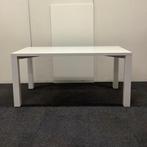 Design tafel Twinform 160x80 cm, hoogglans wit MDF, Maison & Meubles