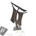 Ugo Carà - sculptuur, Figura - 30 cm - Brons - 1980, Antiek en Kunst