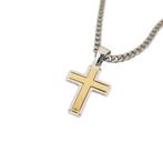 Zonder minimumprijs - Halsketting - 18 karaat Zilver, Geel, Handtassen en Accessoires, Nieuw