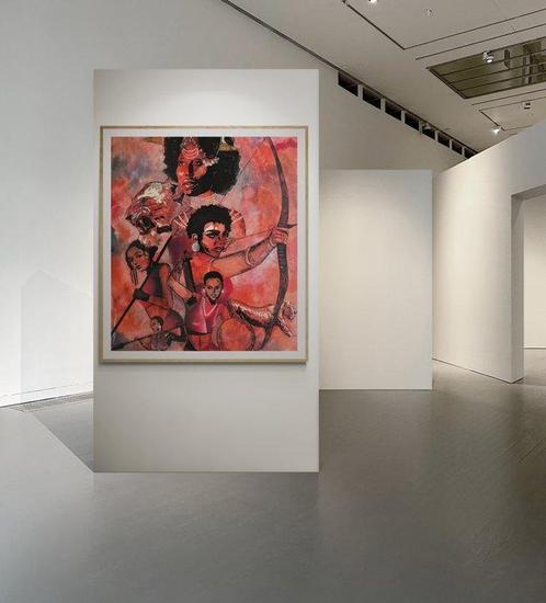Betty NTONI - Minos, Antiek en Kunst, Kunst | Schilderijen | Modern