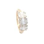 Bague - 18 carats Or rose - 0.71ct. tw. Diamant (Naturelle), Handtassen en Accessoires, Ringen, Nieuw