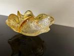 Murano - Asbak - Muranoglas - Murano goudkleurig asbak, Antiek en Kunst