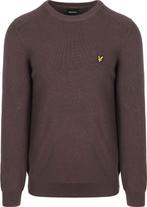 Lyle & Scott Rib Pullover Bruin maat Maat 52/54 (L) Heren, Kleding | Heren, Maat 52/54 (L), Bruin, Verzenden, Nieuw