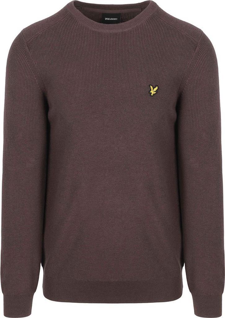 Lyle & Scott Rib Pullover Bruin maat Maat 52/54 (L) Heren, Kleding | Heren, Truien en Vesten, Bruin, Nieuw, Maat 52/54 (L), Verzenden