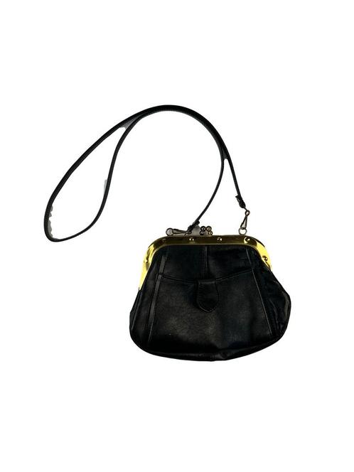 Vintage zwart/Gold Shoulder Bag, Bijoux, Sacs & Beauté, Sacs | Sacs Femme, Enlèvement ou Envoi