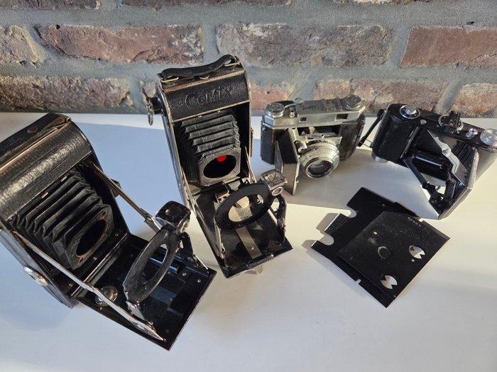 Kodak, certix pontina bellica Retina IIa + 3 folding, TV, Hi-fi & Vidéo, Appareils photo analogiques